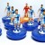 Subbuteo Andrew Table Soccer Pas Giannina away 2023-24 on Classic Hasbro bases